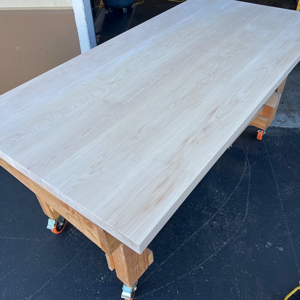 100% Solid Hardwood Unfinished Maple Panel / Table Tops