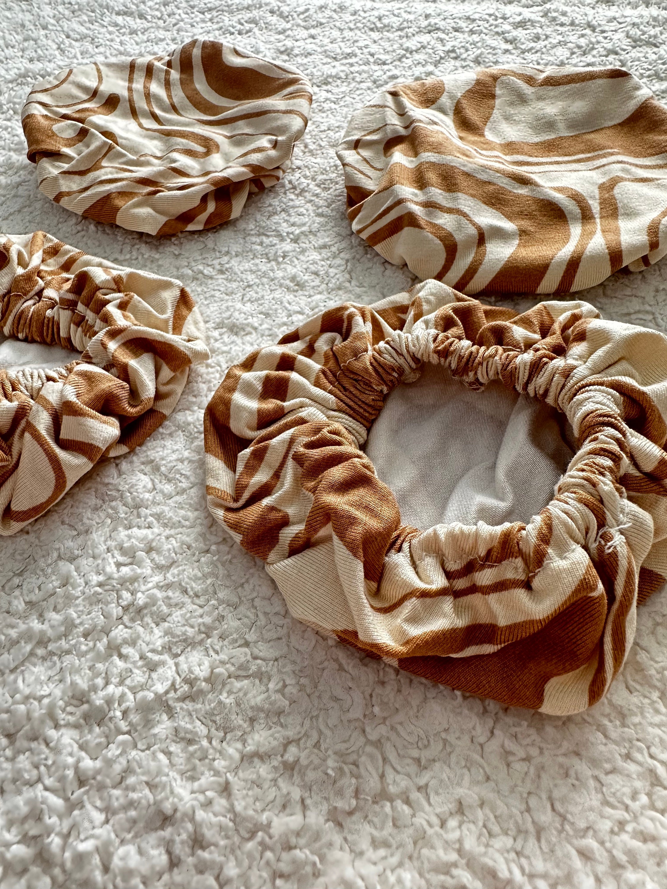 Brown Swirl Roller Skate Wheel Covers Etsy