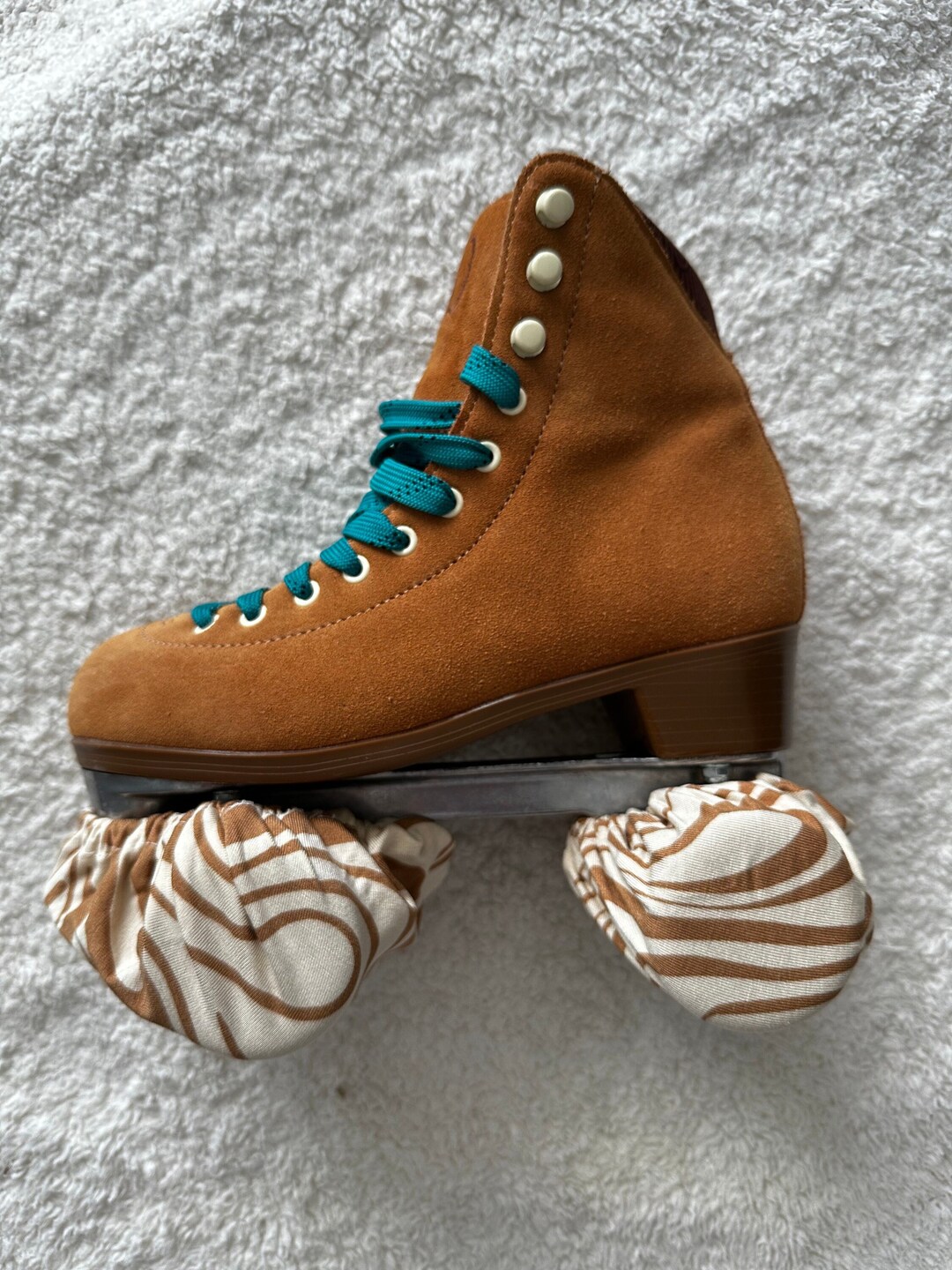 Brown Swirl Roller Skate Wheel Covers Etsy