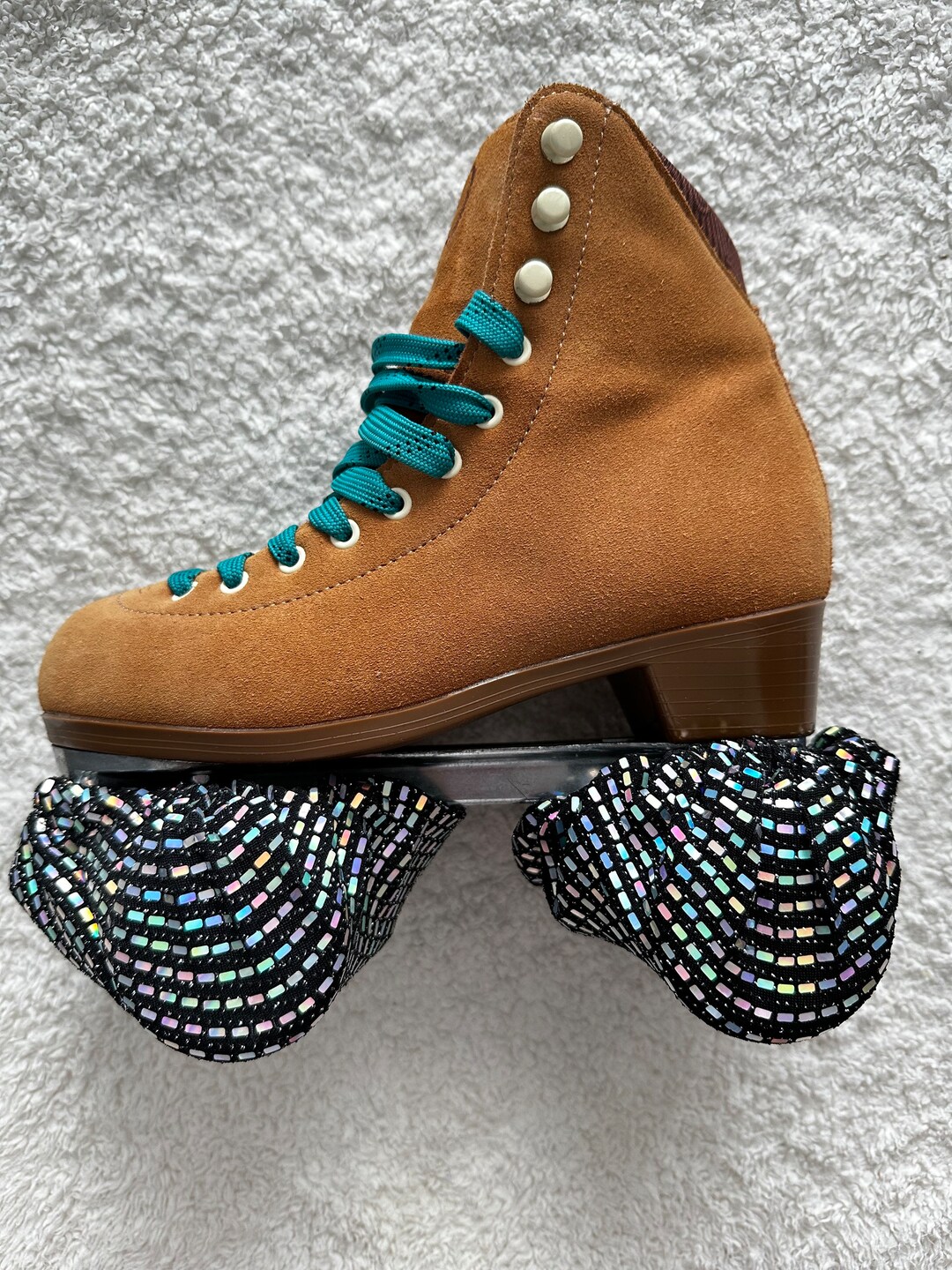 Black Sparkle Roller Skate Wheel Covers Etsy