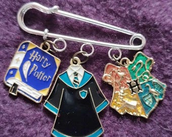 Broche bijoux Univers et thème Harry Potter - Maison Serdaigle étude esprit sagesse