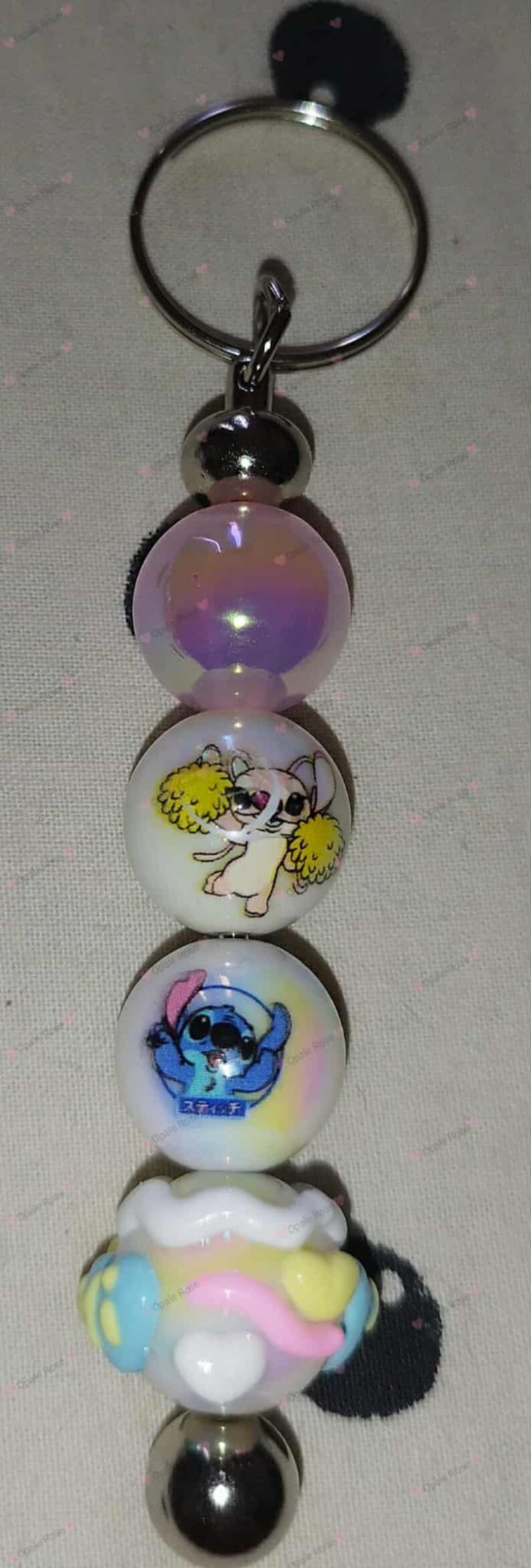Stitch and Angel Inspired Keyrings - 4 to Choose From - Unique and ...
