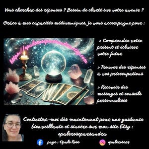 Guidance Développement Personnel ou Spirituel- Tirage Simple  oracle tarot tirage de cartes