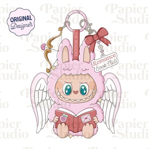 Romans Bookish Trinket Doll PNG SVG, Cute Bookish clipart, Designs for Stickers, Booklover png, Commercial Use, Trendy dla miłośników książek