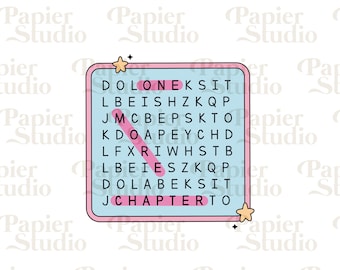 One More Chapter PNG SVG, Trendy Cute Bookish clipart, Designs for Stickers, Bookmark, Shirts & Mugs, Cute Aesthetic Commercial Use Cut File