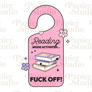 Lesemodus Aktiviert Fuss-Ab-PNG SVG, Bücherwurm png, Designs für Aufkleber, T-Shirt, Totebag, Buchclub, Bitte nicht stören Schild