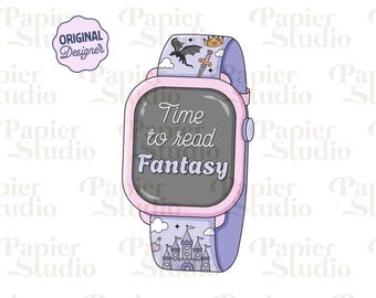 Time To Read Fantasy PNG SVG, Trendy Bookish clipart, Cute Fourth Wing Dragon png, Designs for Stickers, Bookmarks, Artsy Commercial Use