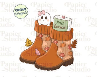 Jesienne Książkowe PNG SVG, Słodkie Jesienne Książkowe Wzory Naklejek, Clipart Miłośników Książek, Plik Cięcia Do Użytku Komercyjnego, Modne Jesienne Dla Miłośników Książek