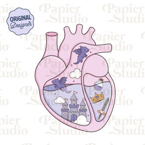 Dragon Books Fantasy Heart PNG SVG, Bookish clipart, Cute Fourth Wing Dragon png, Designs for Stickers, Trendy for Book Lover Commercial Use