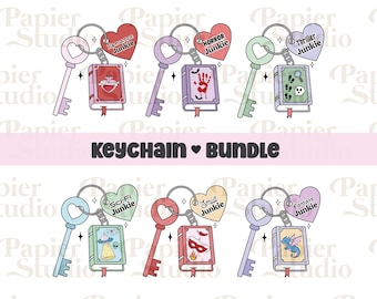 BOOKISH Bundle PNG SVG, Trendy Cute Bookish clipart, Designs for Stickers, Bookmark, Shirts & Mugs, Cute Aesthetic Commercial Use Cut File