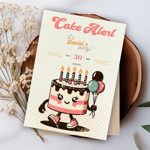 Birthdaycard Fun Birthday Invitation Card Editable Template Birthday Card Invitation Online Birthday Invite Kindergeburtstag