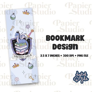 Diseño de marcapáginas de fantasía para niña, marcapáginas impreso estético, marcapáginas de dragón de cuarta ala de fantasía png, marcapáginas imprimible para uso comercial