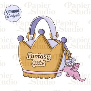 Fantasy Girlie Bag PNG SVG, Bookish clipart, Cute Fourth Wing Dragon png, Designs for Stickers, Trendy for Book Lover Commercial Use Design