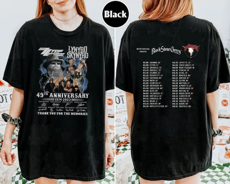 Lynyrd Skynyrd ZZ Top Tour 2024 Shirt, ZZ Top World Tour 2024 sold by