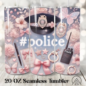 Police Seamless Tumbler Wrap Police Life Tumbler Sublimation Police Tumbler Designs Police Tumbler PNG, Gifts for Police, Digital files