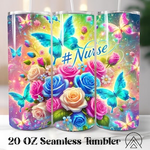 Nurse Seamless Tumbler Wrap Nurse Life Tumbler Sublimation Medical Tumbler Designs Nurses Tumbler PNG, Gifts for Nurse, Digital files
