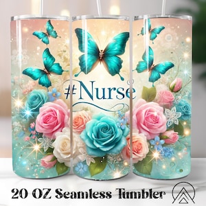 Nurse Seamless Tumbler Wrap Nurse Life Tumbler Sublimation Medical Tumbler Designs Nurses Tumbler PNG, Gifts for Nurse, Digital files