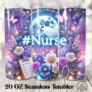 Nurse Seamless Tumbler Wrap Nurse Life Tumbler Sublimation Medical Tumbler Designs Nurses Tumbler PNG, Gifts for Nurse, Digital files