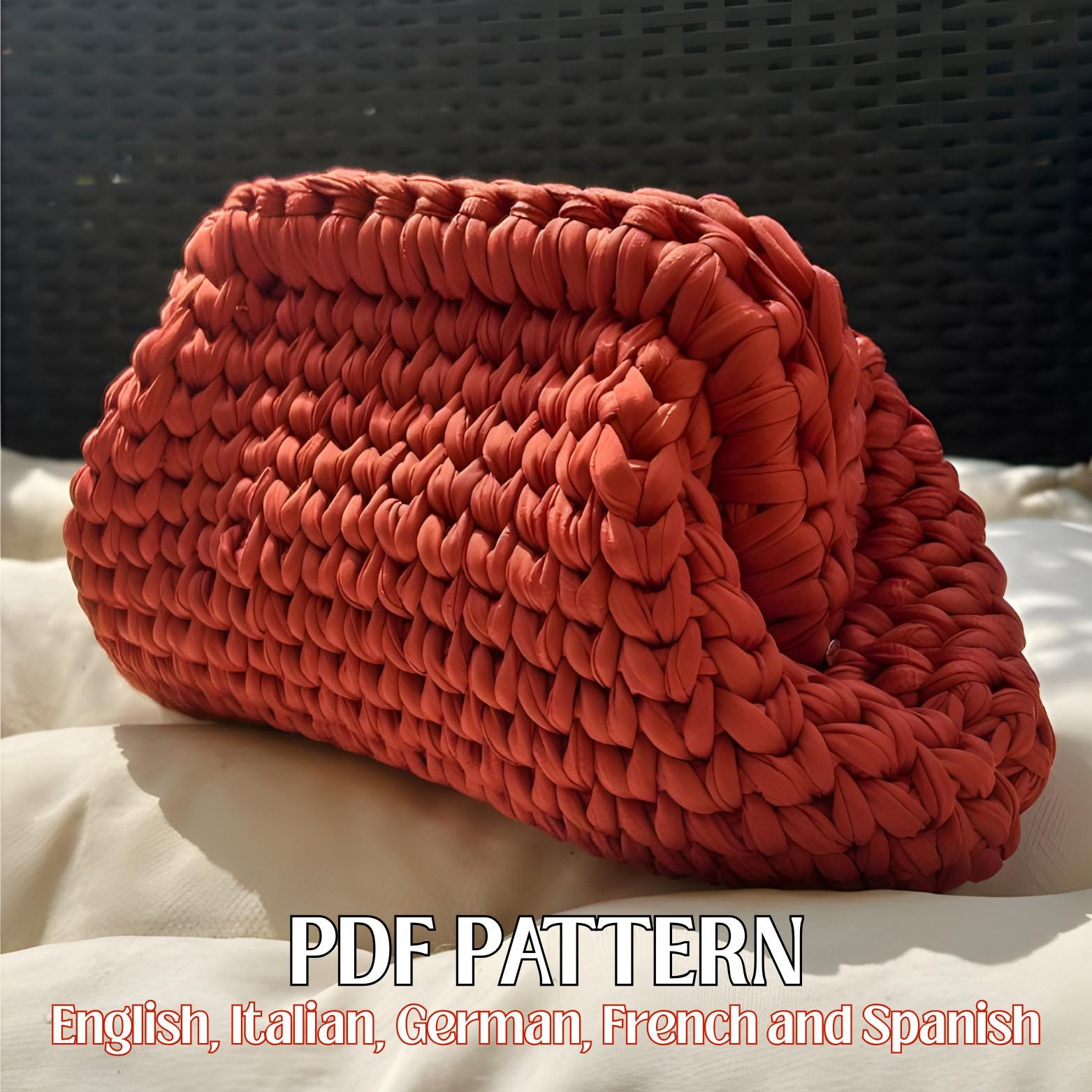 39 Crochet Clutch Patterns, Fringe Purses, and Granny Square Styles 6 Easy Crochet Clutch Pattern with Frame Beginner Click