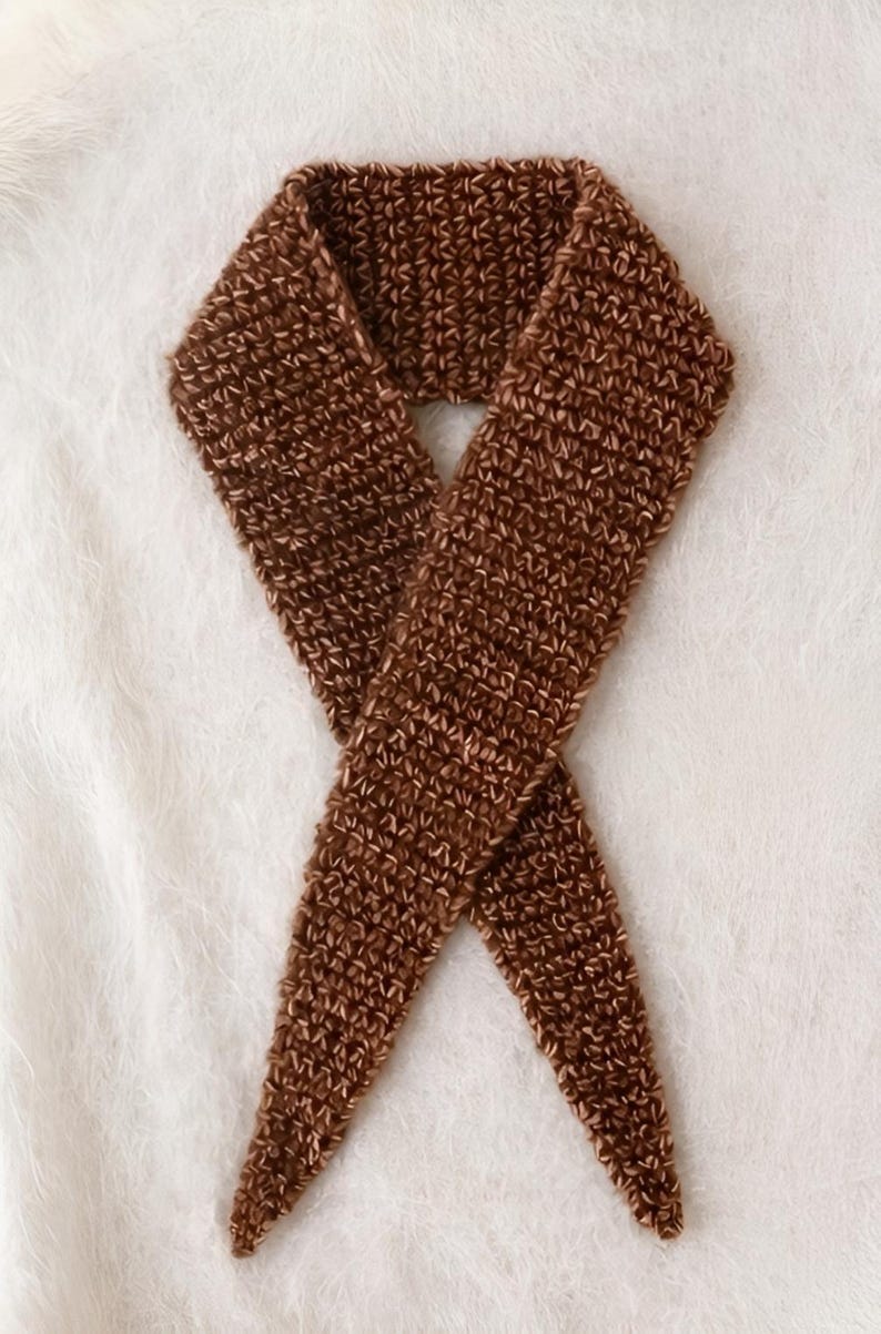 Sophie Scarf Crochet Pattern | Easy Beginner Neck Scarf (PDF) - Etsy