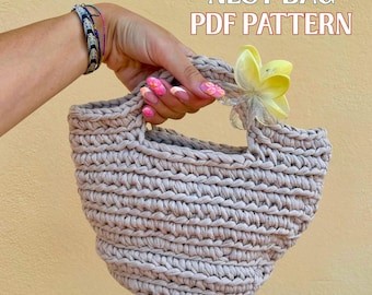 Crochet Bag pattern, covered frame bag, crochet pattern bag, PDF download, crochet tutorial for beginners, summer bag, handbag