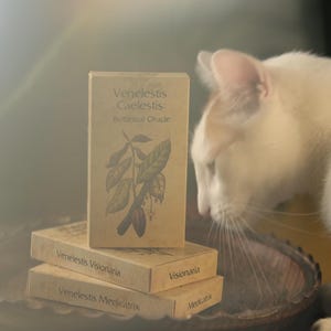 Venelestis Caelestis Plant Oracle Deck • Magical Herbalism, Natural magic, Green Witchcraft, Botanical illustration • Animist divination