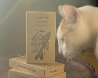 Venelestis Caelestis Plant Oracle Deck • Magical Herbalism, Natural magic, Green Witchcraft, Botanical illustration • Animist divination