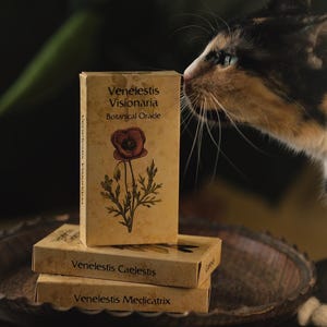 Venelestis Visionaria Botanical Oracle Deck • Psychoactive plants • Etnobotany, plant medicine, witchcraft, witches herbs