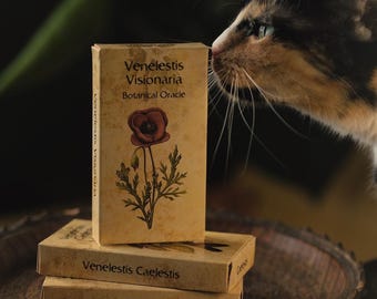 Venelestis Visionaria Botanical Oracle Deck • Psychoactive plants • Etnobotany, plant medicine, witchcraft, witches herbs