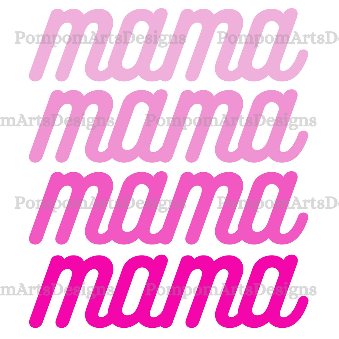 SVG Digital Download for Mama SVG Mama Outline Mama Vibes - Etsy