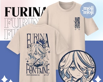 Genshin Impact Furina Shirt, Genshin Furina T-shirt, Genshin Merch, Fontaine theme Merch, Gamer Shirt, Gifts Gamers, Hydro Archon, Focalors