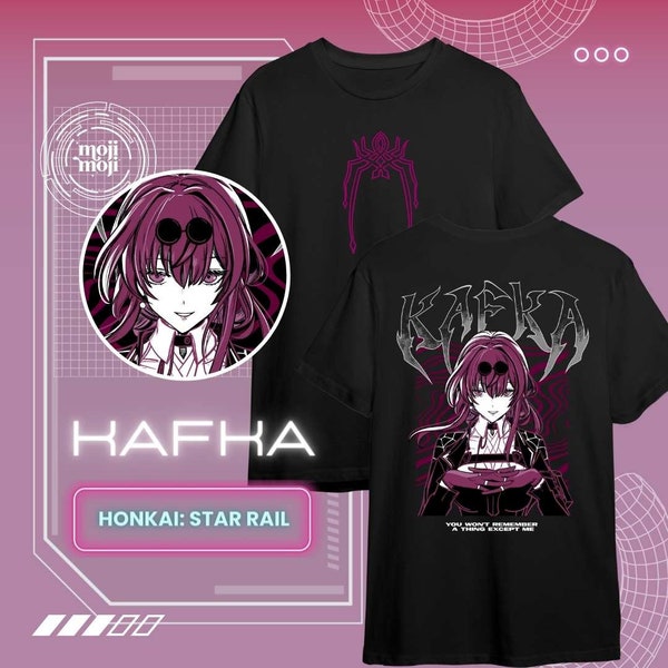 Kafka Honkai Star Rail Shirt, Honkai: Star Rail T-shirt, Kafka Merch,Kafka theme Merch, Gamer Shirt, Gifts for Gamers, Gaming Shirt