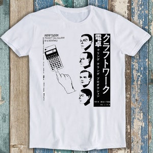 Kraftwerk Japanese Pocket Calculator Dentaku Music Computer World Design Best Seller Retro Funny Meme Gift Tee T Shirt P1482