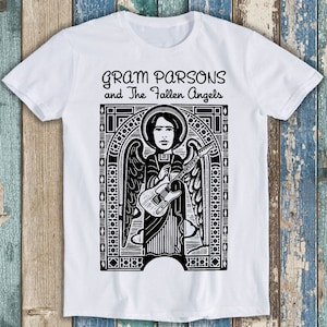 Gram Parsons And The Fallen Angels Demon Folk Rock Retro Gift Tee T Shirt P1369