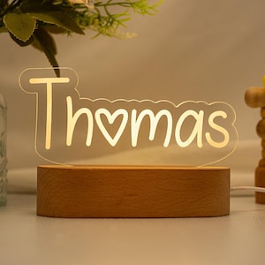 Personalized Night light With Name,Custom Name Night Light,Valentines Day Gift,Birthday Gift,Gift for Kid,Nursery Decor,Gift for Her/Him