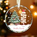 Custom Family Name Christmas Ornament 2025,Family With Pet Ornament,Christmas Keepsake,Family Tree Ornament,Custom Christmas Bauble