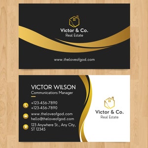 Golden Keys Real Estate Business Card |Elegant Real Estate Business Card |Luxury Real Estate Business Card |Modern Real Estate Business Card