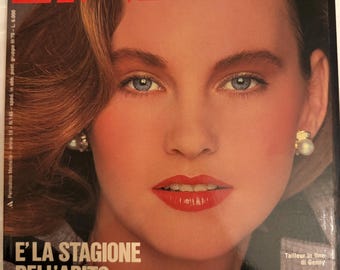 Linea Italiana No. 145 – Spring Fashion 1983 – Genny Look, Summer Dresses, Max Factor Beauty, Vintage Accessories Editorial