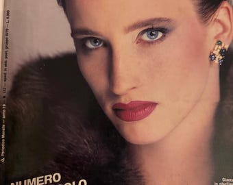 Linea Italiana No. 152 – Circus Fashion Issue 1983 – Fendi Fur, YSL Beauty, Jewelry Special, Bold Accessories, Vintage Editorial
