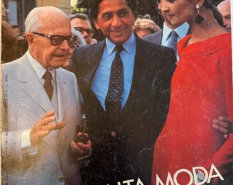 Linea Italiana No. 160 – Haute Couture Special 1984 – Valentino at the Quirinale, Fendi, Mila Schön, Balestra, Rare Fashion History