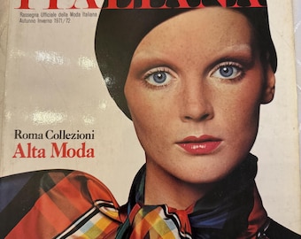 LINEA ITALIANA No. 25 – Autumn/Winter 1971/72 | Alta Moda Italiana | Vintage Italian Fashion Magazine | Helmut Newton, Valentino