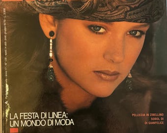 Linea Italiana No. 129 – Vintage Fashion Magazine 1981 – Fur in Russia, Accessories, Bourdin, Ferri, McGee – IT/EN