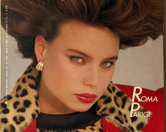 Linea Italiana No. 148 – Vintage Haute Couture 1983 – Paris & Rome Alta Moda, Mila Schön, Guy Bourdin, Tony McGee – Rare 80s