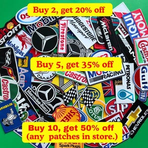 Gestickter Aufnäher / Aufnäher für Jacken, Taschen, Reifen Patch / Reifenpatch für Jacken und Taschen