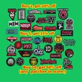 Rock Music Patch Heavy Metal Band Metal Punk Rock Band Death Metal / Sew Or Iron On Embroidered Badge , Patch for Jackets , vests , Backpack product logo