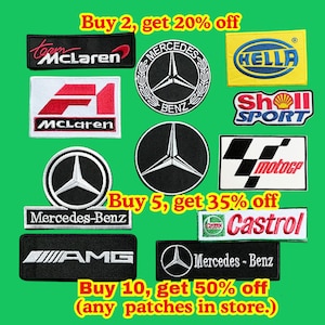 Motorsport Patch / Oil Patch / Tire Patch / Formula One Rally Racing Motorsport Sew Or Iron On Embroidered Patch / Patch For Jackets , Hat