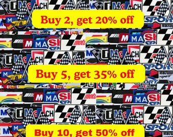 Embroidered Motorsport Patch: Formula 1, Rally, Racing, Iron On/Sew On