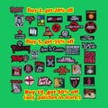 Rock Music Patch , Rock Heavy Metal Patch , Sew Or Iron On Embroidered Rock Music Patch , Patch for Jackets , Backpack , Hat , Gifts For Her