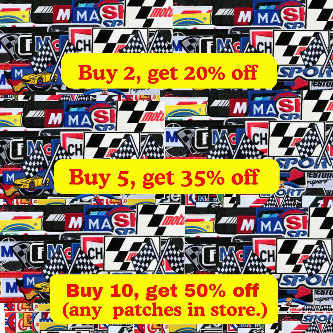 Long Racing Pvc Patch This item is unavailable - Etsy
