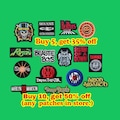Rock Music Patch – Heavy Metal Sew or Iron-On Badge for Jacket, Hat, Backpack product logo